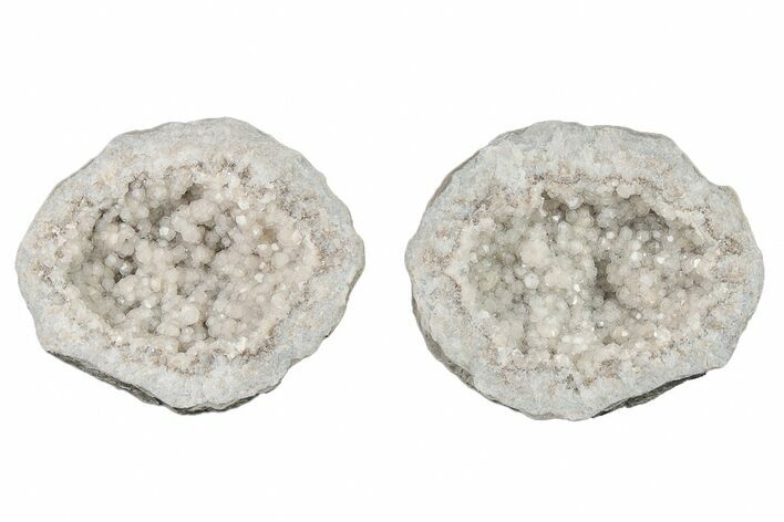 3.3" Keokuk Geode with Calcite Crystals - Missouri